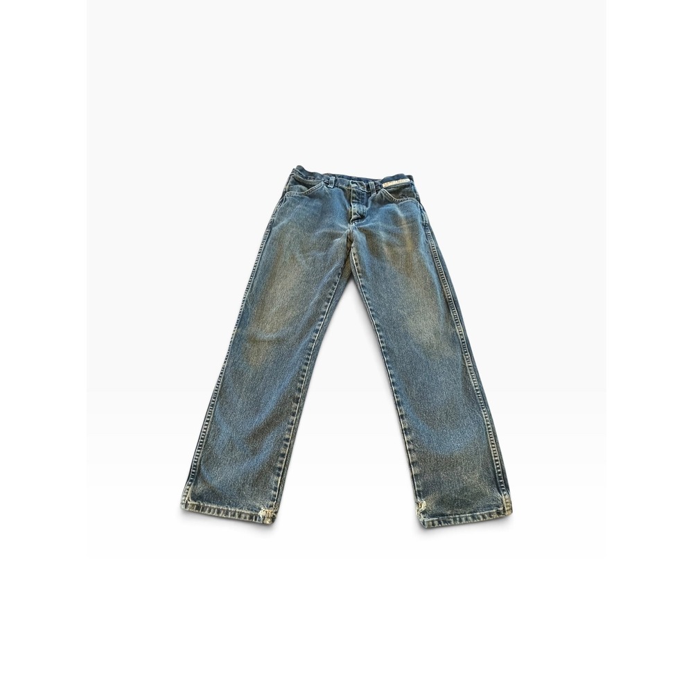 Wrangler FR Flame Resistant Jeans Mens 30x28 Blue Straight Leg FR13MWZ